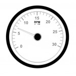 104561S - Round Actia Slave Gauge Instrument Cluster Repair Service