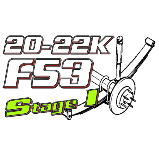 Ford F53 20-22 GVWR Suspension Package Stage 1 Ford F53 20-22 GVWR Suspension Package Stage 1
