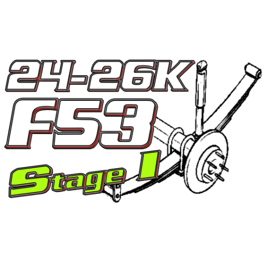 Ford F53 24-26 GVWR Suspension Package Stage 1 Ford F53 24-26 GVWR Suspension Package Stage 1