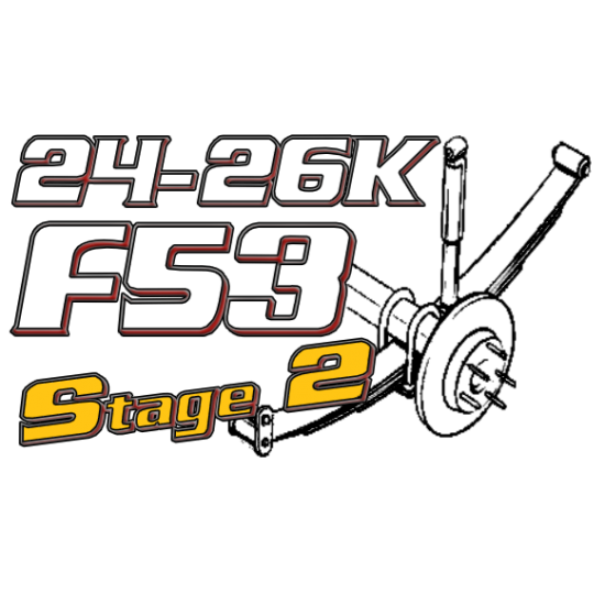 Ford F53 24-26 GVWR Suspension Package Stage 2 Ford F53 24-26 GVWR Suspension Package Stage 2