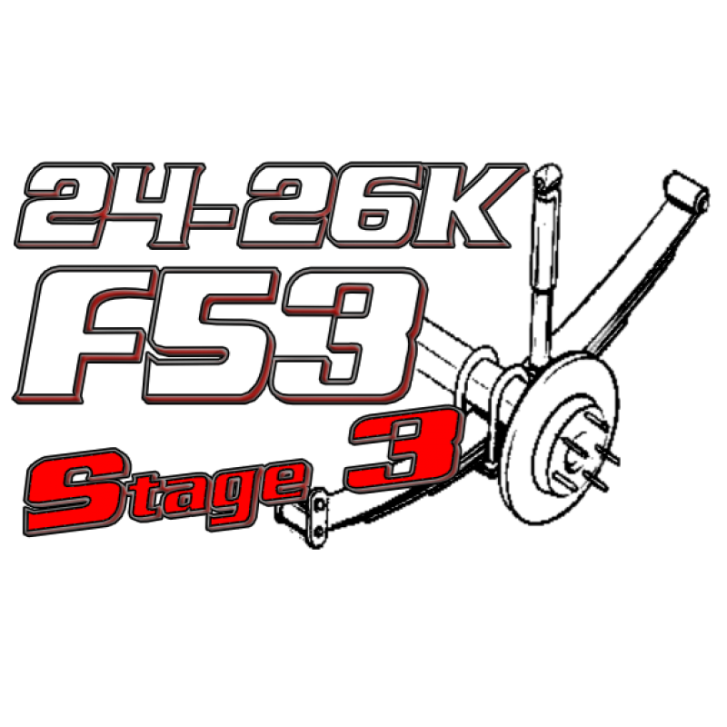 Ford F53 24 26 Gvwr Suspension Package Stage 3