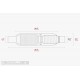 AT4040XL - Aero Exhaust TurbineXL 4" Resonated Muffler AT4040XL - Aero Exhaust TurbineXL 4" Resonated Muffler