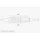 AT5050XL - Aero Exhaust TurbineXL 5" Resonated Muffler AT5050XL - Aero Exhaust TurbineXL 5" Resonated Muffler