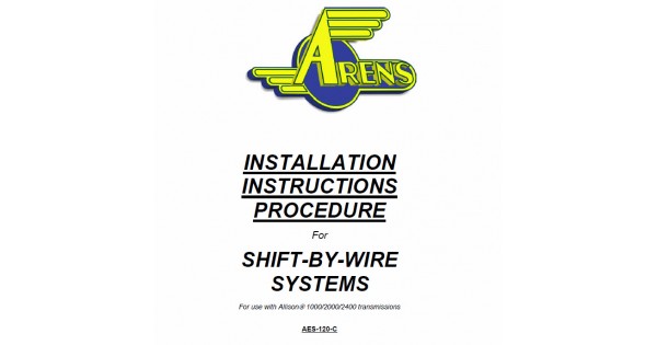 2007-2008 Workhorse R26 UFO Arens Shift-by-Wire Service Manual Download ...
