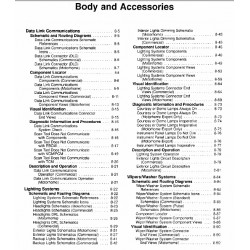 1999-2003 Workhorse Body & Accessories Service Manual Download