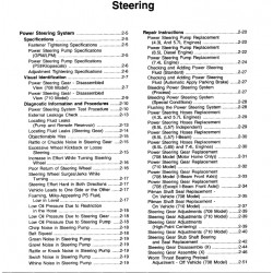 1999-2003 Workhorse Steering Service Manual Download