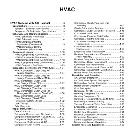 1999-2003 Workhorse HVAC Service Manual Download