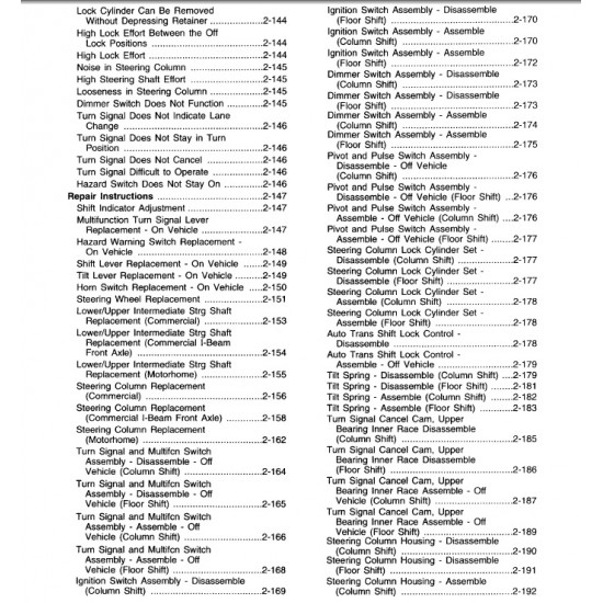 1999-2003 Workhorse Steering Service Manual Download 1999-2003 Workhorse Steering Service Manual Download