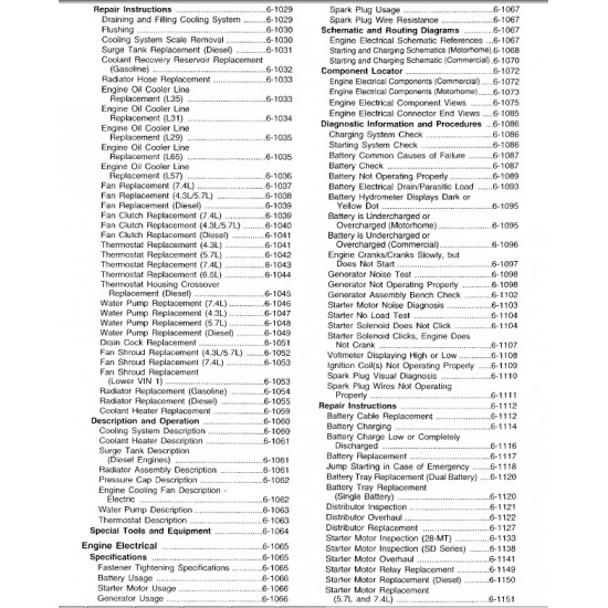 1999-2003 Workhorse Engines Service Manual Download 1999-2003 Workhorse Engines Service Manual Download