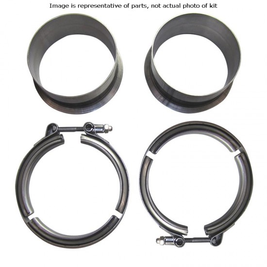 PacBrake C11562 Exhaust Brake Mounting Group for Peterbilt 330 & 335 with Cummins C8.3L and ISC