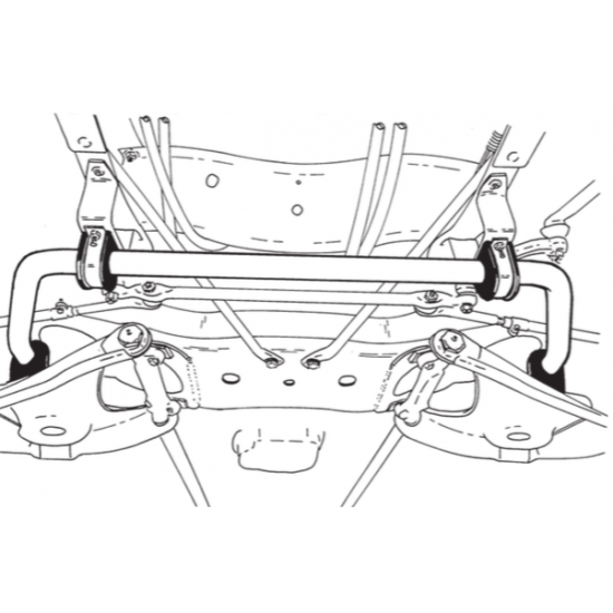 1109-116 Roadmaster P-chassis Front Sway Bar & Rear Bushing Kit 1109-116 Roadmaster P-chassis Front Sway Bar & Rear Bushing Kit