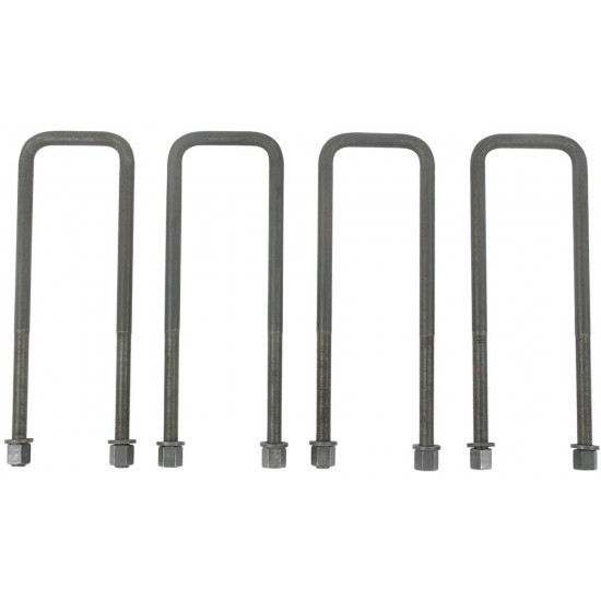 Roadmaster Sway Bar Extended U-Bolt Kit for Ford F53 with Square Top Style (Part # 590050-00)