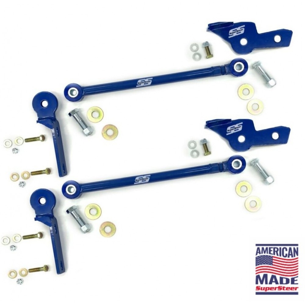 Front Radius Rods SuperSteer® Front Radius Rods for 2008-2020 Ford F53 V10 Class A ...