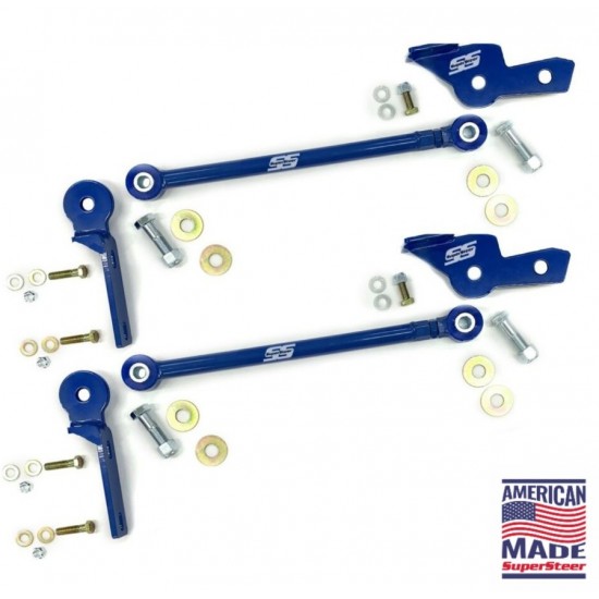 SuperSteer® Front Radius Rods for 2008-2020 Ford F53 V10 Class A Motorhome (Part Number SS403RR)