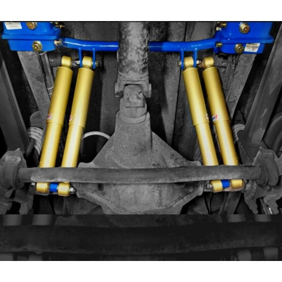 SuperSteer® Rear Quad Shock Kit for Chevy & Workhorse P30/P32 (Part Number SSQSP30R)