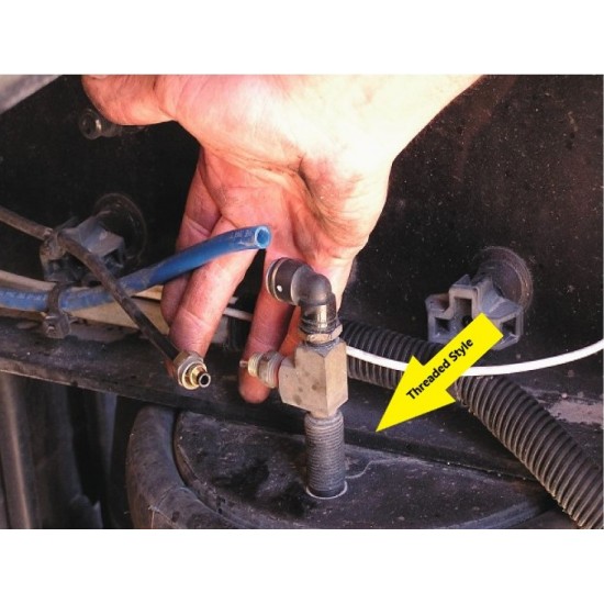 SuperSteer® Motion Control Units with Threaded End for 1/2" Air Line – Over 30K GVWR (Part Number SSE6075T/N)