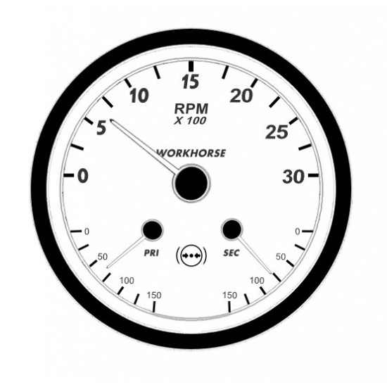 104561S - Round Actia Slave Gauge Instrument Cluster Repair Service