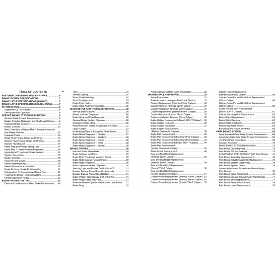 2010-2011 Workhorse W-Series Brakes Service Manual Download 2010-2011 Workhorse W-Series Brakes Service Manual Download